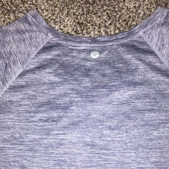 Heathered Light Purple Active Tee - Picture 3 of 5